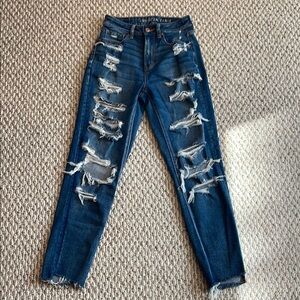 American Eagle Outfitters Distressed Blue Jeans